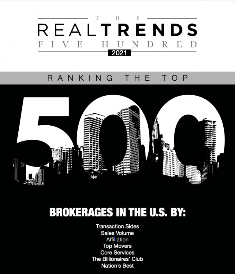 The 2021 Real Trends 500 List Ranks Mott & Chace Sotheby’s